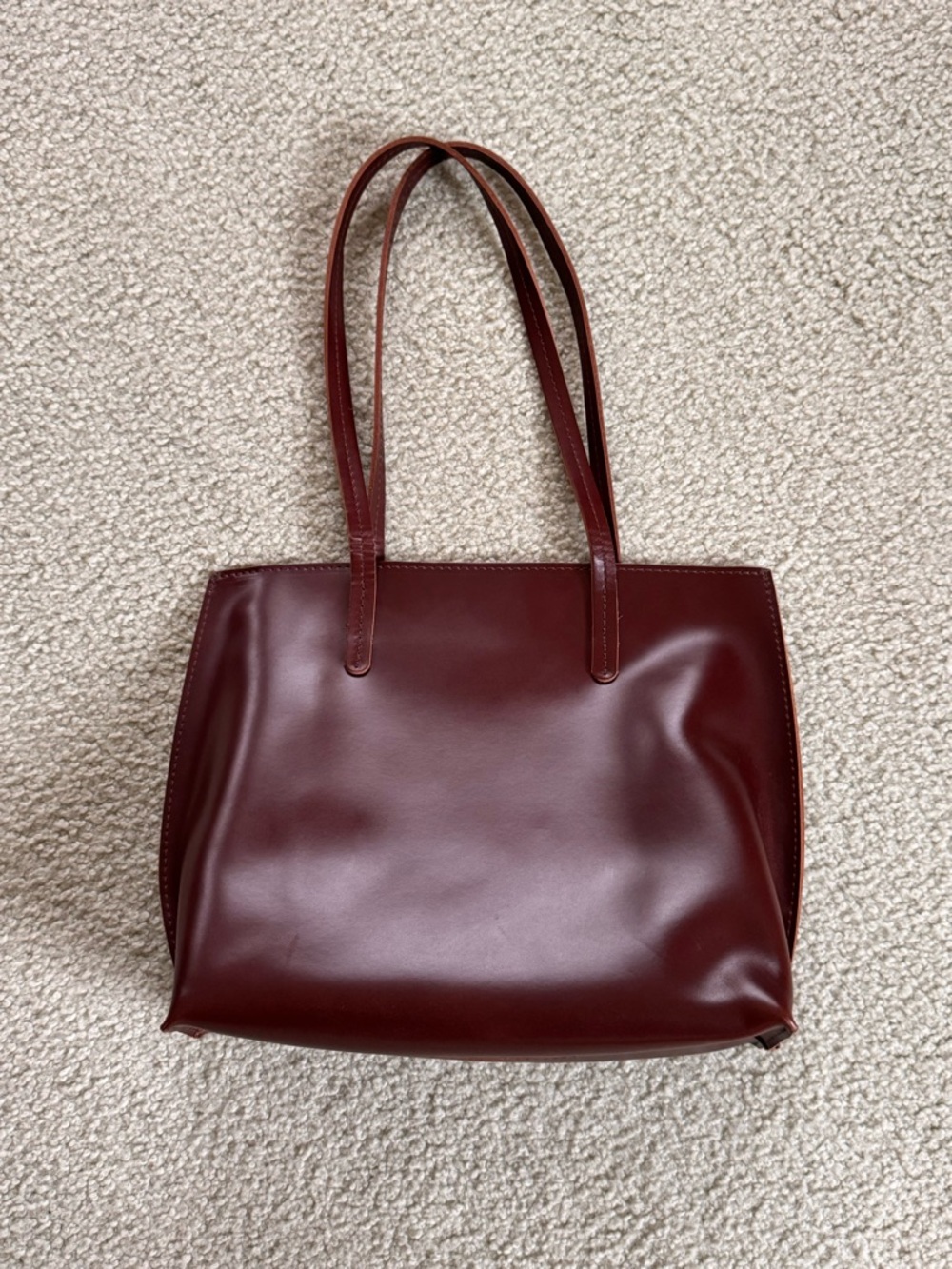 Portland Leather Goods August Tote Chocolate Brown - Picture 11 of 12